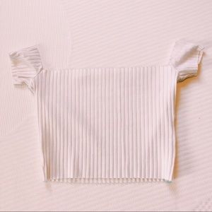 Kylie Jenner White Crop Top